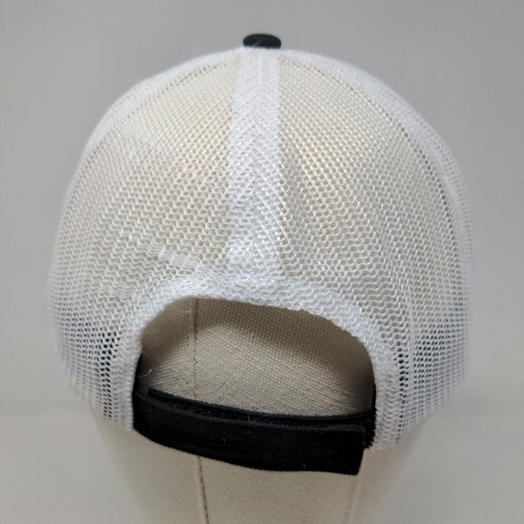 Cap America Men's Strapback Mesh Back Hat Black White Indiana Hoosier Lottery - Picture 5 of 7